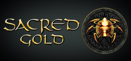 Steam header art for Sacred Gold