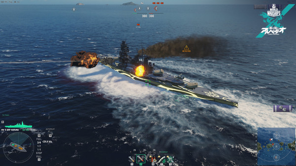 скриншот World of Warships — ARP Haruna 3