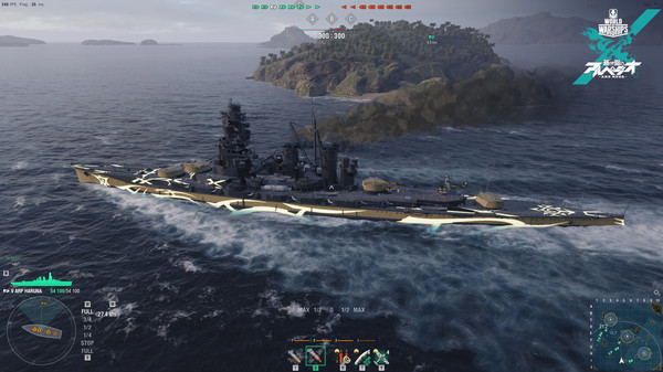 скриншот World of Warships — ARP Haruna 4