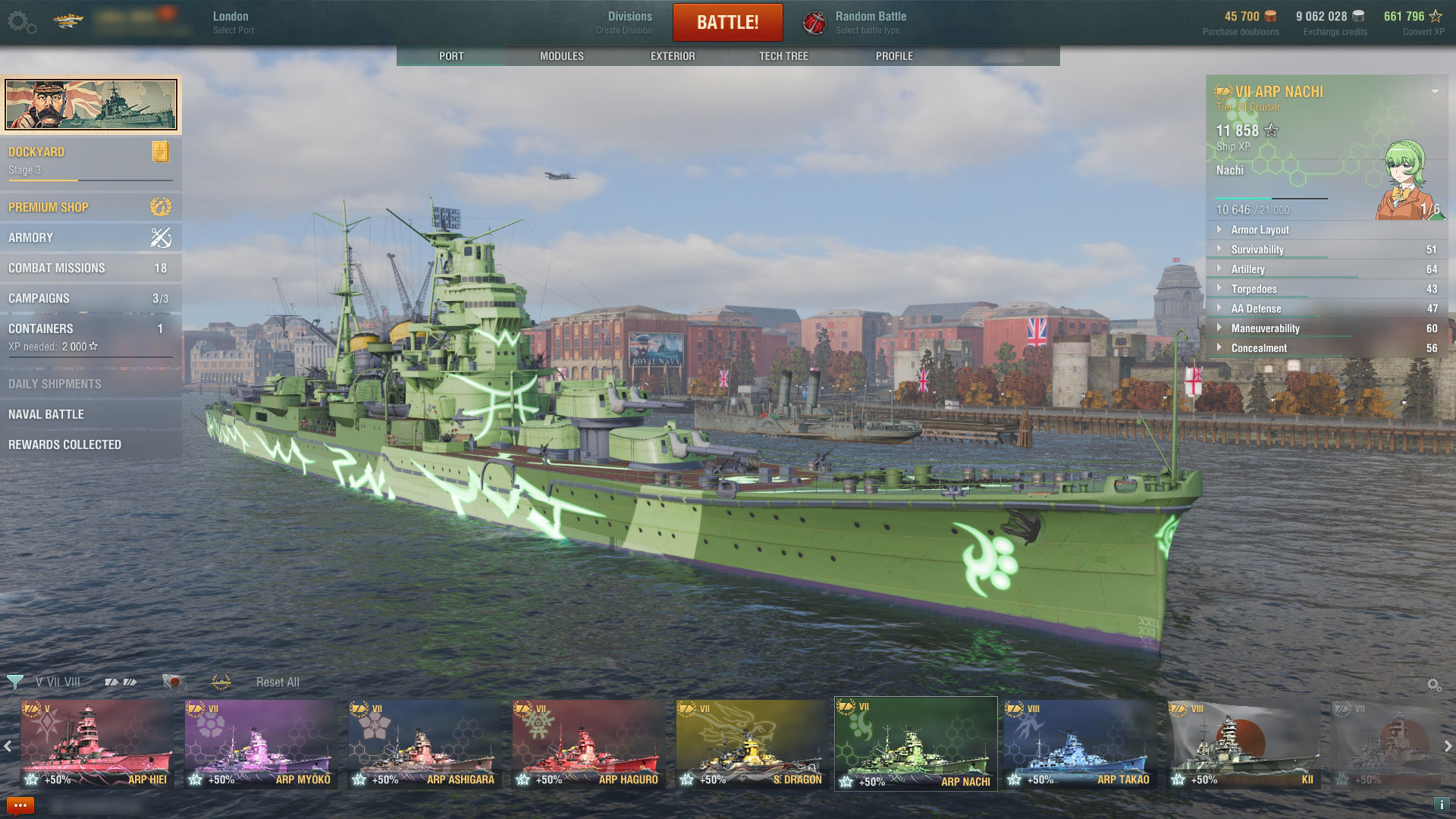 World of Warships — ARP Nachi Featured Screenshot #1
