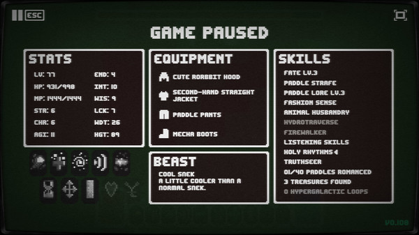 Screenshot of Hypergalactic Psychic Table Tennis 3000