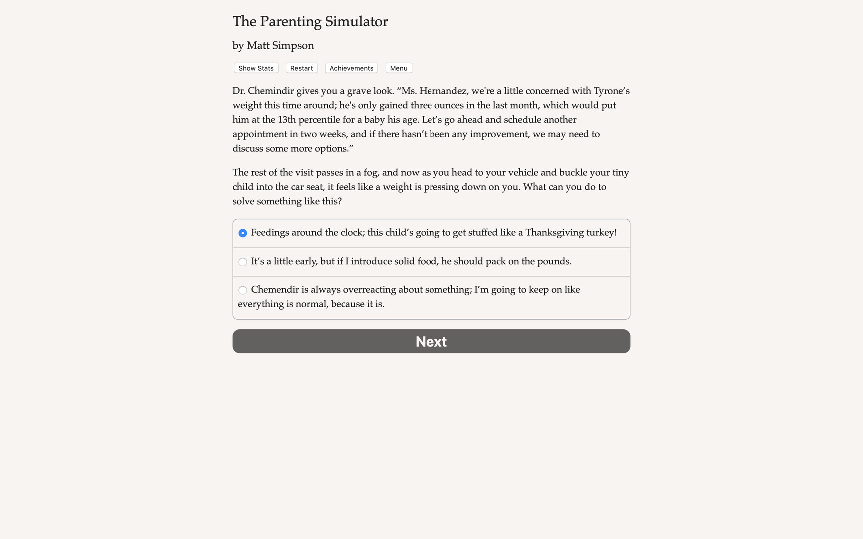 The Parenting Simulator #4