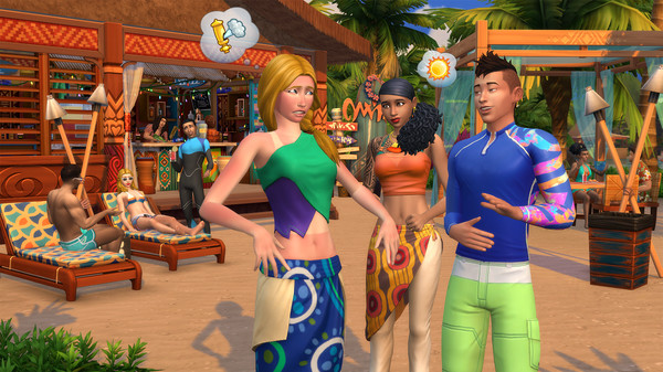скриншот The Sims 4 Island Living 2