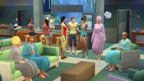 скриншот The Sims 4 Spa Day 1