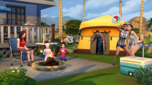 The Sims 4 Outdoor Bundle - Island Living, Outdoor Retreat, And Backyard Stuff DLCs Origin CD Key