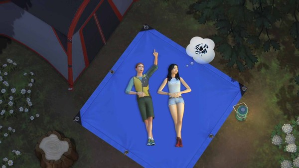 скриншот The Sims 4 Outdoor Retreat 2