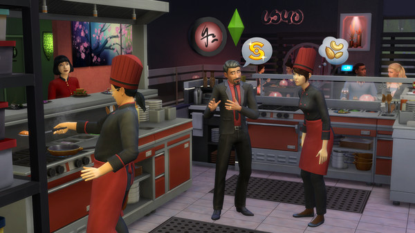 скриншот The Sims 4 Dine Out 0