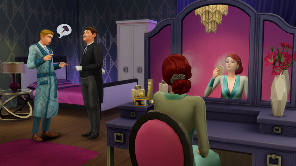 скриншот The Sims 4 Vintage Glamour Stuff 2
