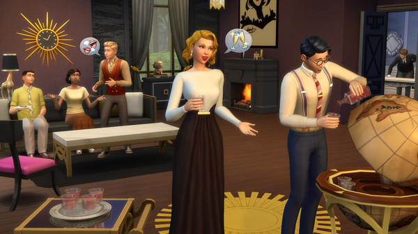 скриншот The Sims 4 Vintage Glamour Stuff 1