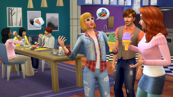 скриншот The Sims 4 Cool Kitchen Stuff 3