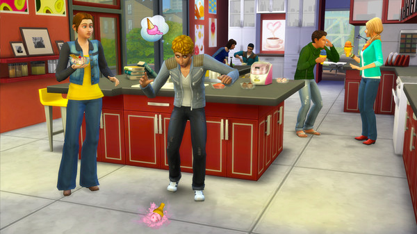 скриншот The Sims 4 Cool Kitchen Stuff 4