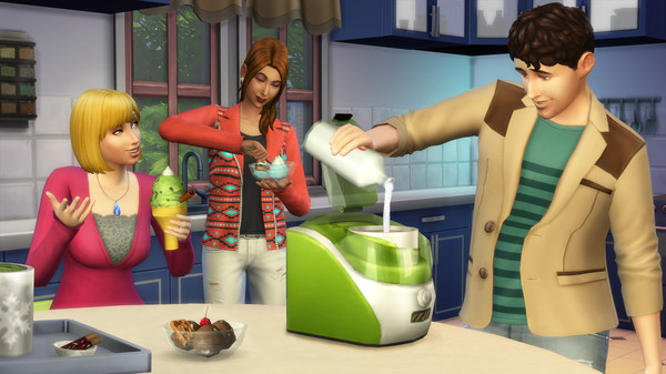 скриншот The Sims 4 Cool Kitchen Stuff 0