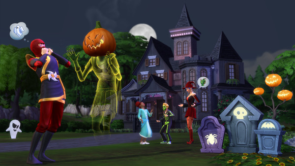 скриншот The Sims 4 Spooky Stuff 3