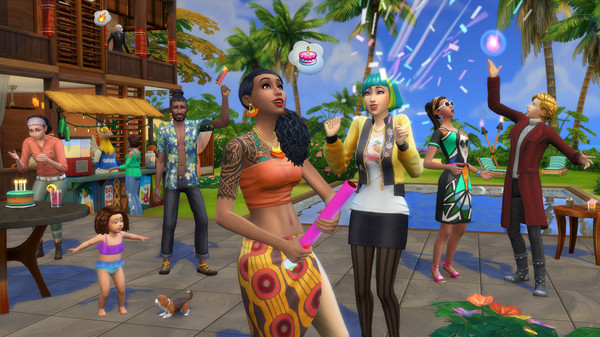 The Sims 4 Outdoor Bundle - Island Living, Outdoor Retreat, and Backyard Stuff DLCs Origin