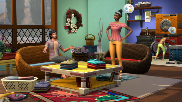 скриншот The Sims 4 Laundry Day Stuff 0
