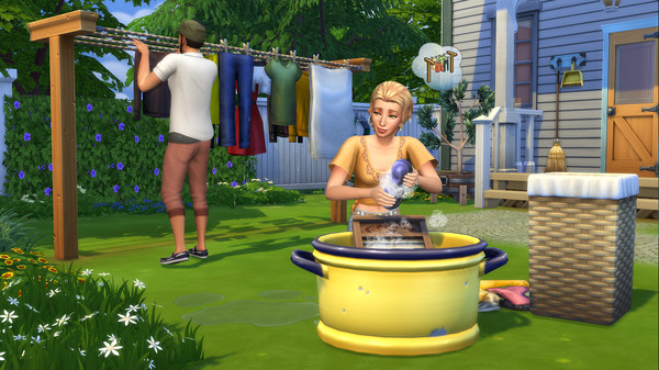 скриншот The Sims 4 Laundry Day Stuff 2