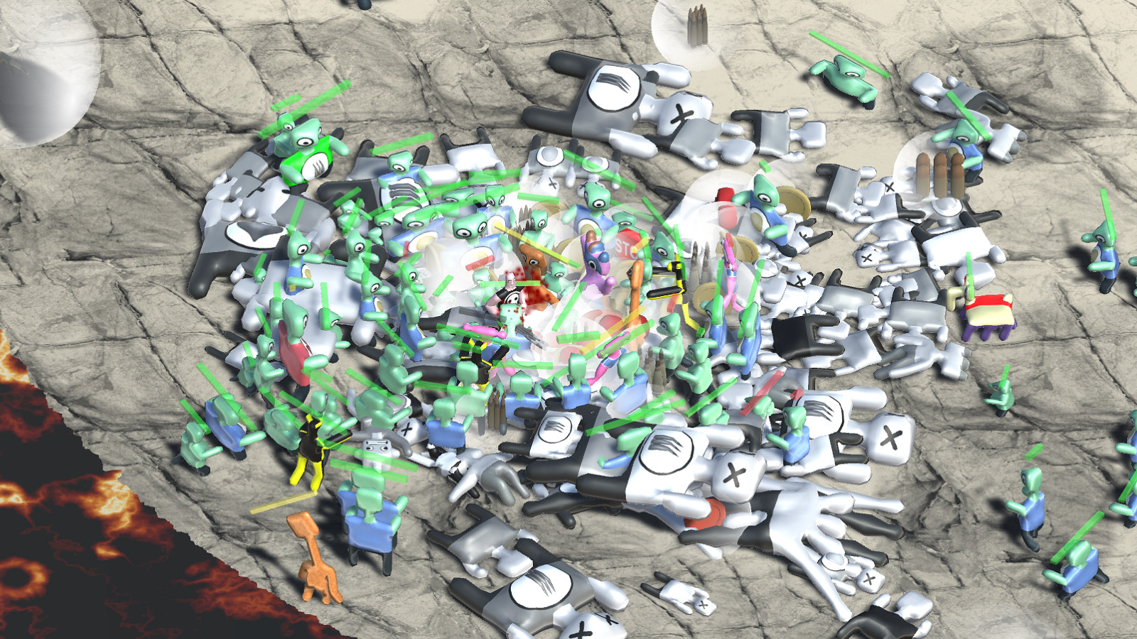 Attack of the alien thingies from lava! screenshot 1