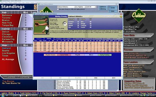 скриншот Baseball Mogul 2009 4