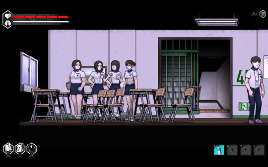 скриншот The Coma 2: Vicious Sisters DLC - Mina - Model Student Skin 0