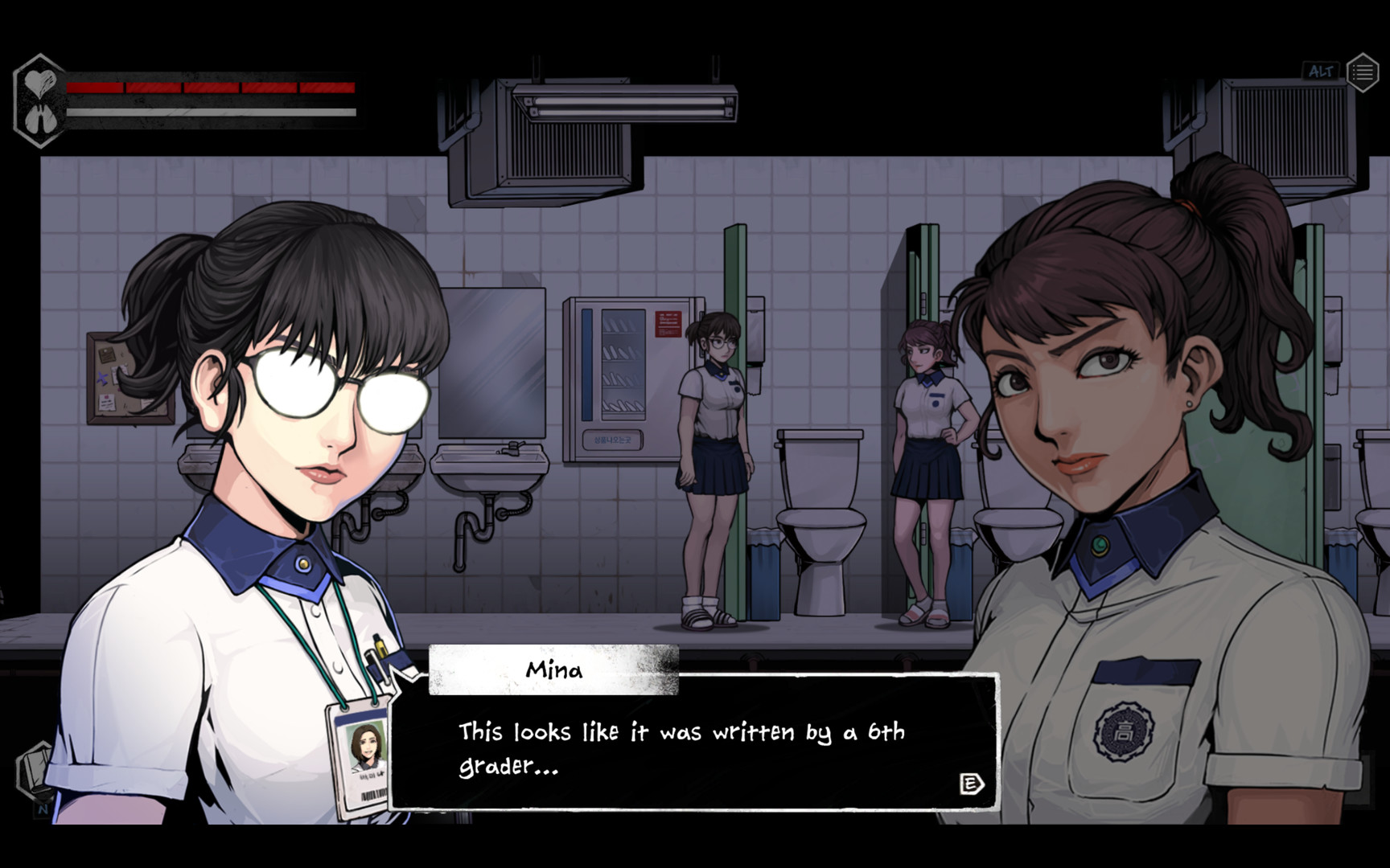 The Coma 2: Vicious Sisters DLC - Mina - Model Student Skin screenshot screenshot 2