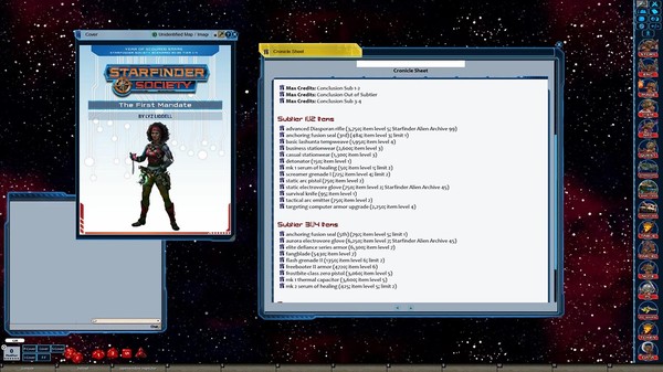 скриншот Fantasy Grounds - Starfinder RPG - Starfinder Society Scenario #1-05: The First Mandate 4