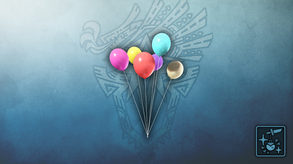 скриншот Monster Hunter World: Iceborne - Pendant: Rainbow Balloons 0