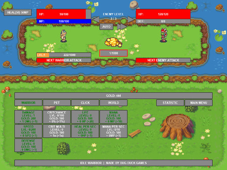 IDLE WARRIOR - AUTO GOLD MINER for steam