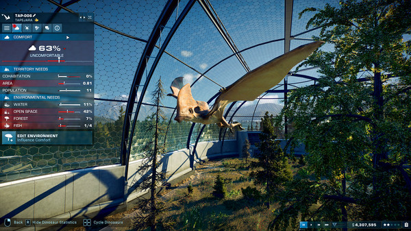 Screenshot of Jurassic World Evolution 2