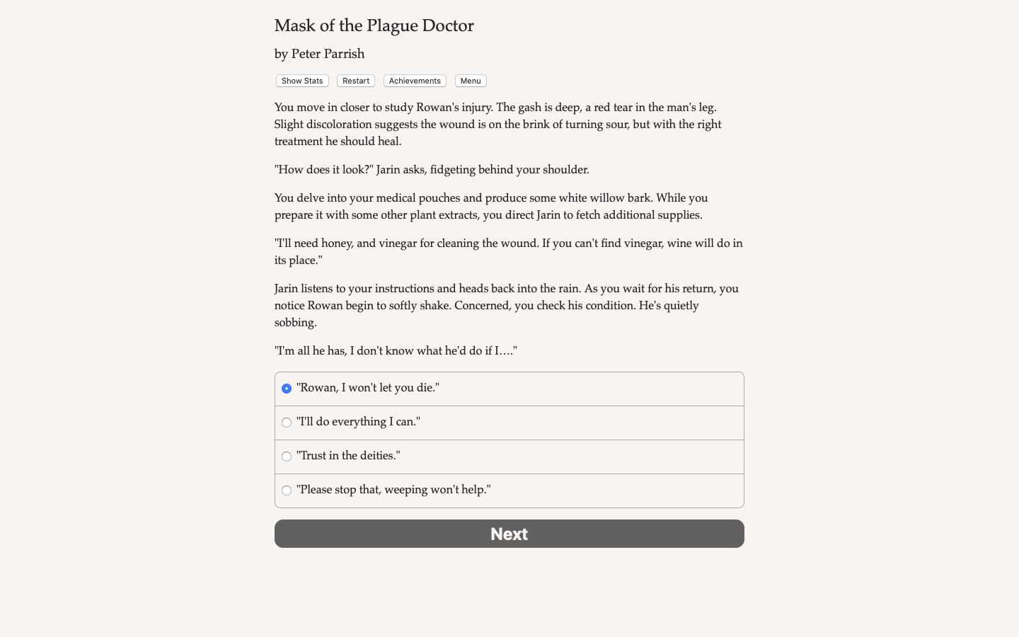 Mask of the Plague Doctor Demo #0