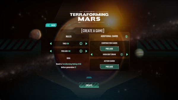 скриншот Terraforming Mars - Prelude 4