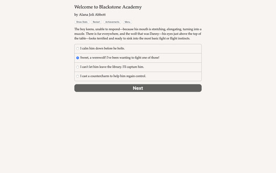 скриншот Blackstone Academy for the Magical Arts 0