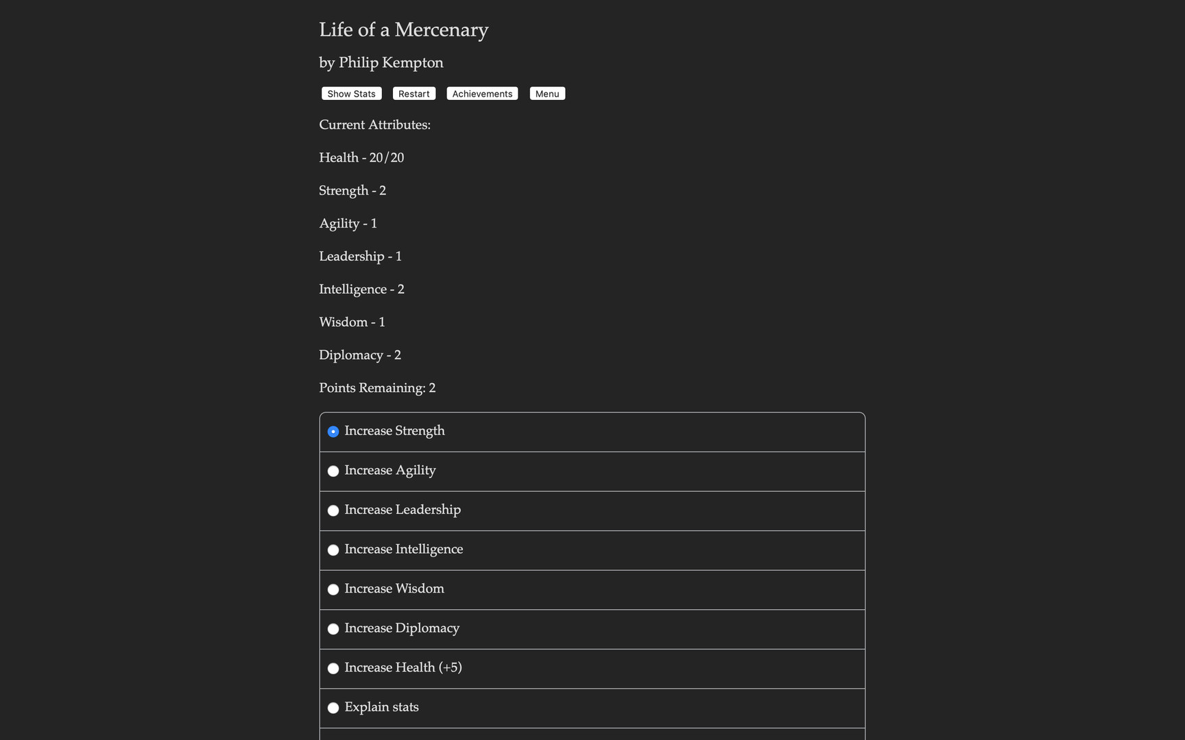 Life of a Mercenary Demo #4