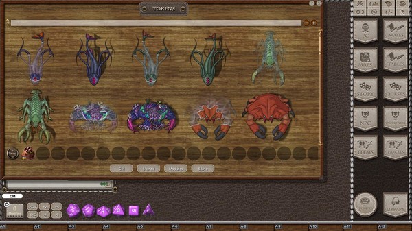 скриншот Fantasy Grounds - Jans Token Pack 05 - Aquatic Creatures 0