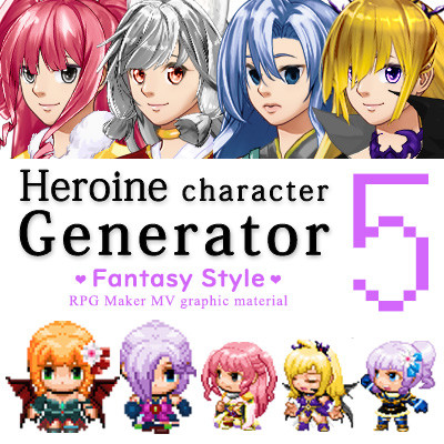 RPG Maker MZ - Heroine Character Generator for MZ on Steam