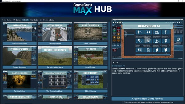 GameGuru MAX game for Linux 1