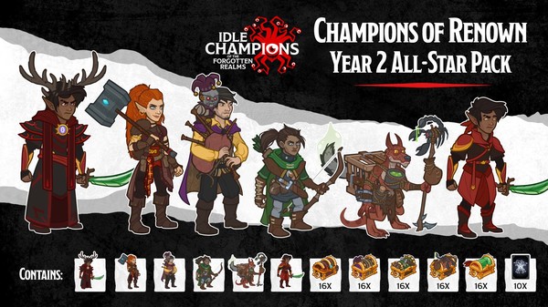 Idle Champions - Champions of Renown: Year 2 All-Star Pack