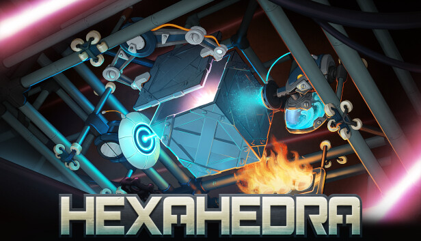 Imagen de la cápsula de "Hexahedra" que utilizó RoboStreamer para las transmisiones en Steam