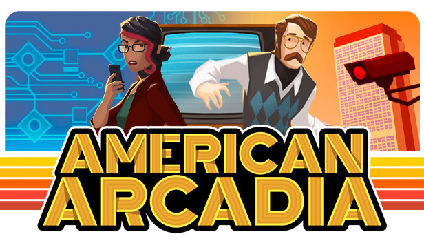 Imagen de la cápsula de "American Arcadia" que utilizó RoboStreamer para las transmisiones en Steam