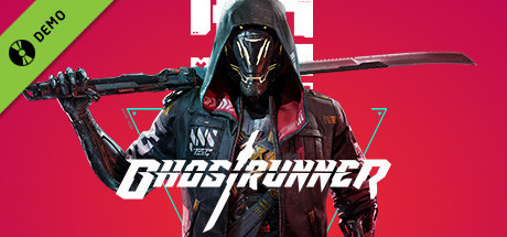 Steam header art for Ghostrunner Demo