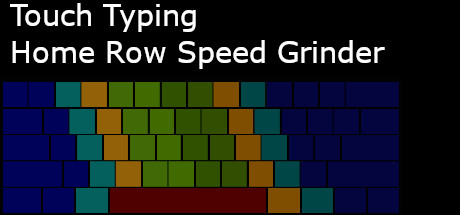 Touch Typing Home Row Speed Grinder Cover Image