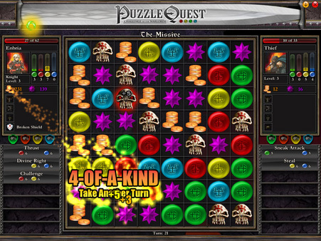Puzzle Quest: Challenge of the Warlords capture d'écran