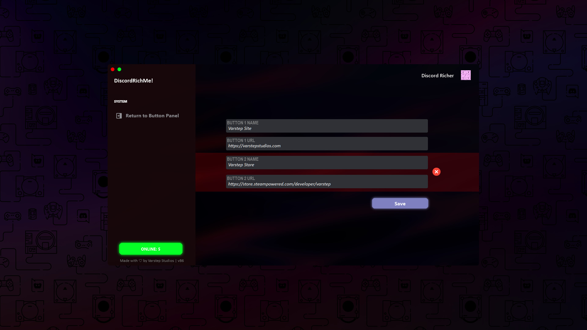 在steam 購買discord Rich Me Custom Rich Presence 即可省下30