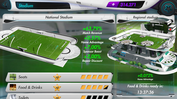 скриншот Futuball - Future Football Manager Game 1