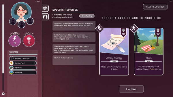 Neurodeck: Psychological Deckbuilder screenshot