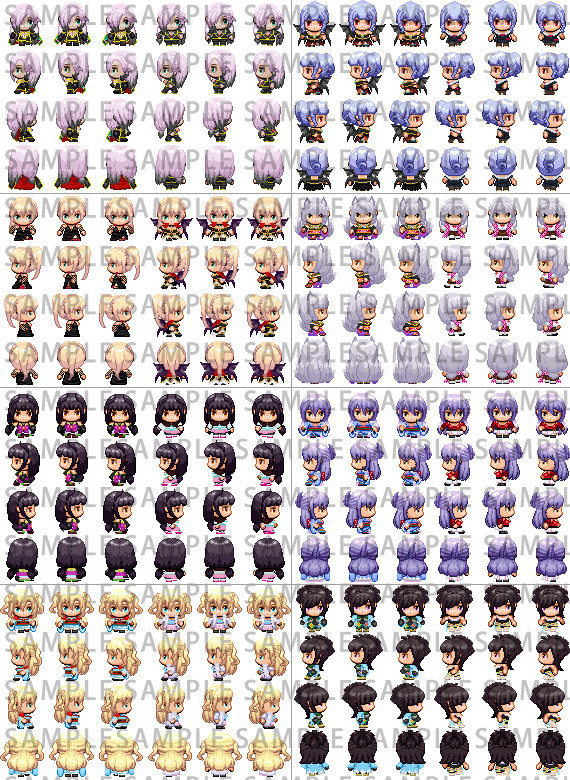 RPG Maker MV - Fantasy Heroine Character Pack 6 #6