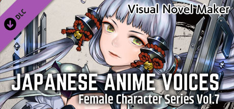 Visual Novel Maker - Japanese Anime Voices:Female Character Series Vol.7