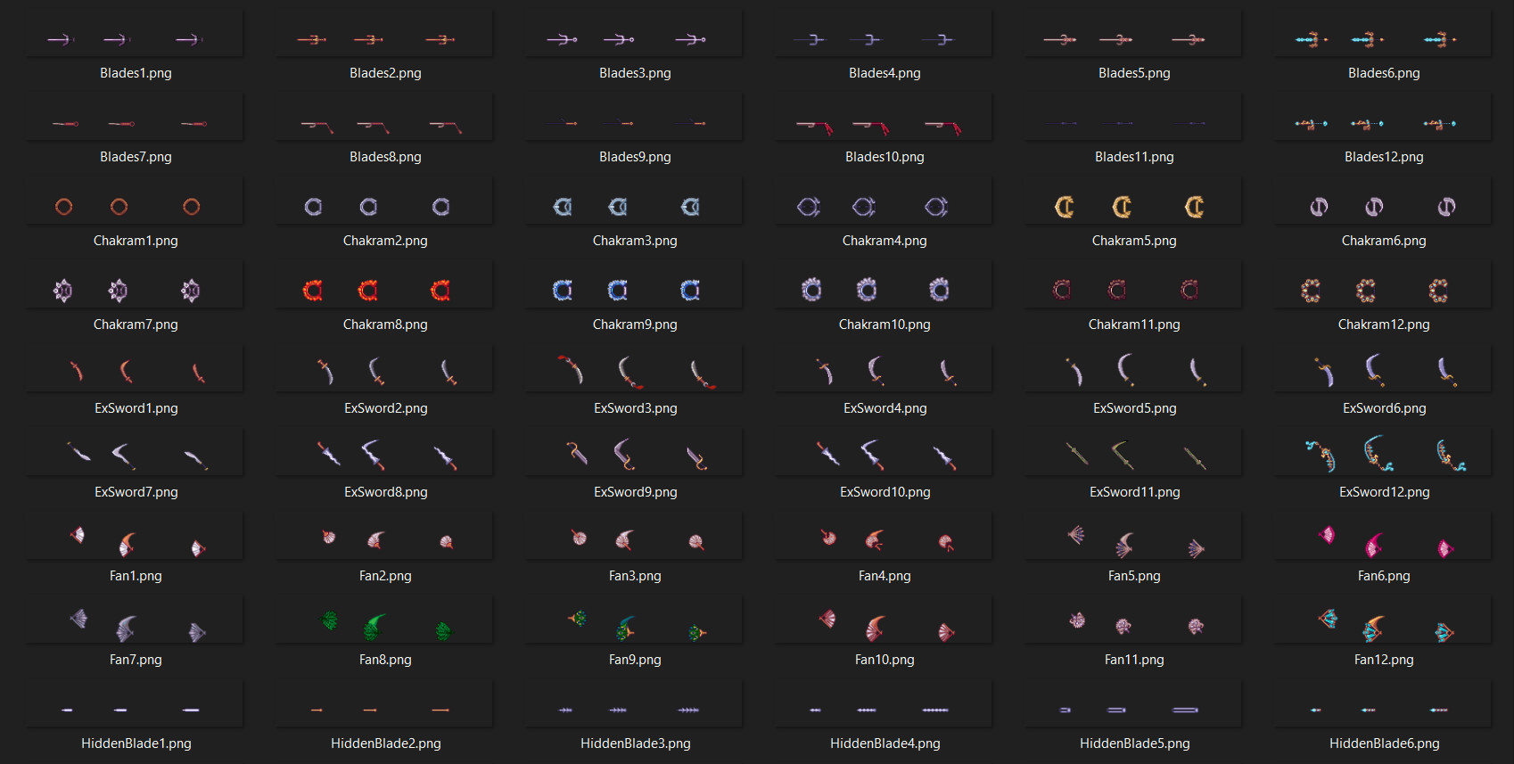 RPG Maker MV - Medieval Asian Fantasy Weapons Pack #0