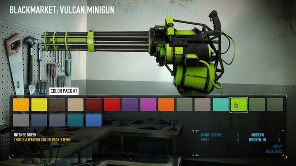 скриншот PAYDAY 2: Weapon Color Pack 1 5