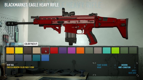 скриншот PAYDAY 2: Weapon Color Pack 1 4