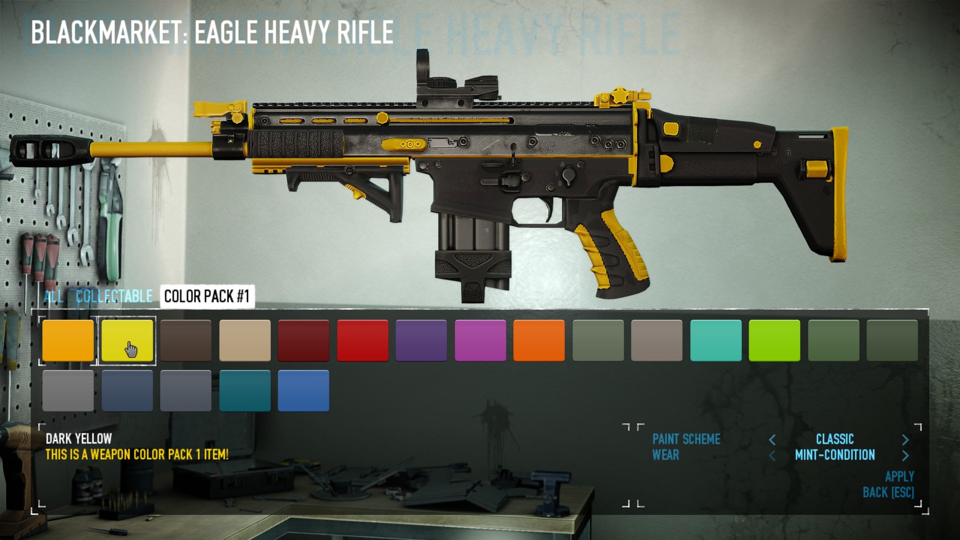 PAYDAY 2 Weapon Color Pack 1 · 스팀